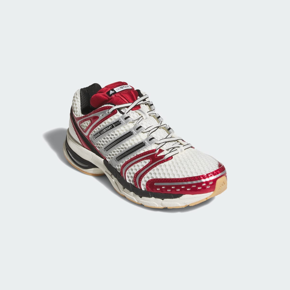 Adidas Women's ADISTAR CONTROL 5 SHOES - Off White / Core Black / Team Victory Red - Image 4