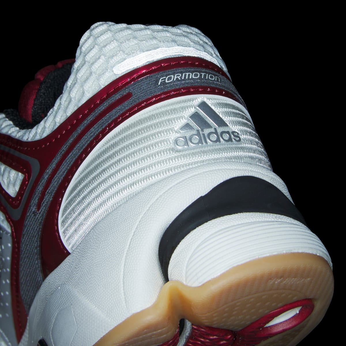 Adidas Women's ADISTAR CONTROL 5 SHOES - Off White / Core Black / Team Victory Red - Image 7