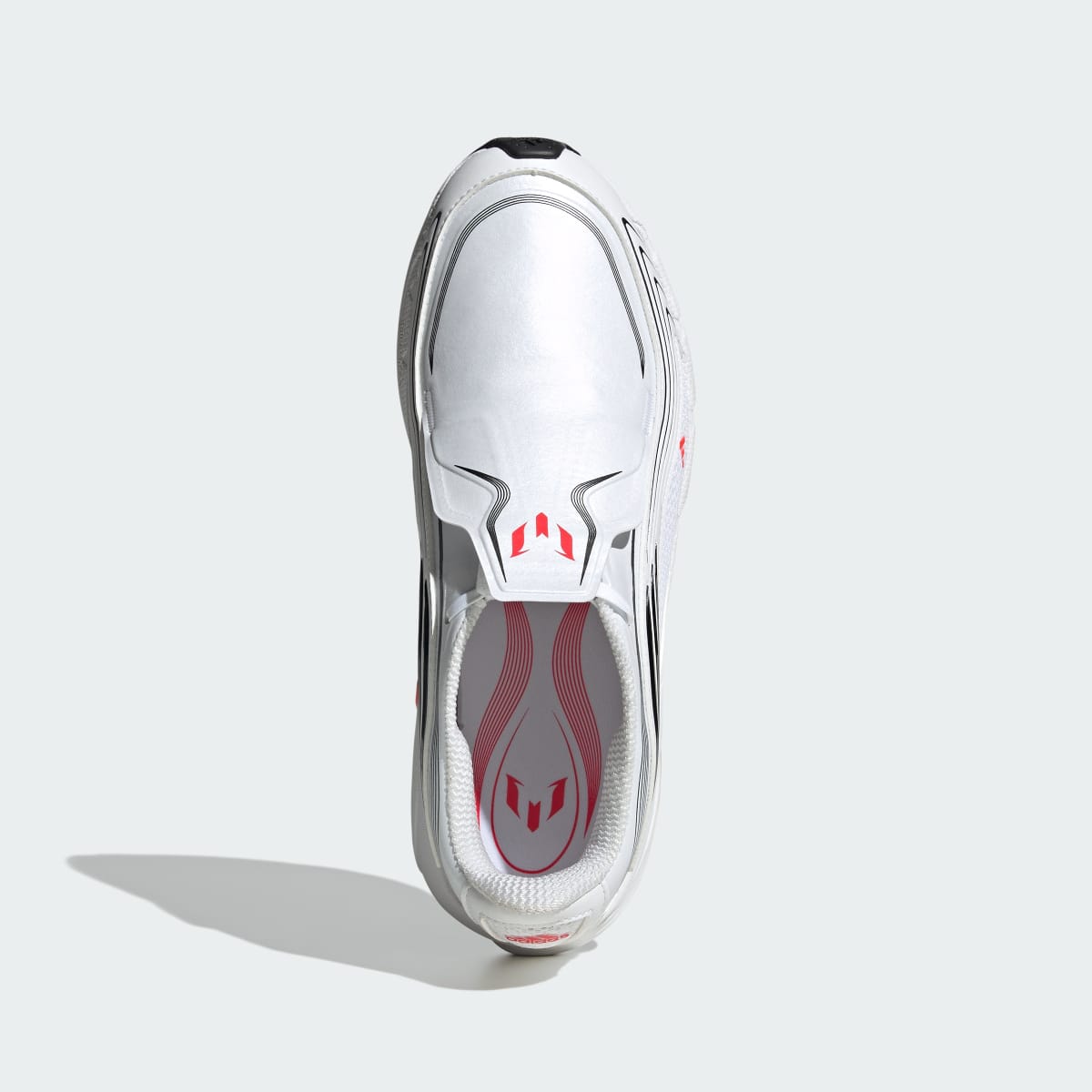 Adidas Women's ADISTAR MESSI Shoes - Cloud White / Core Black / Lucid Red - Image 3