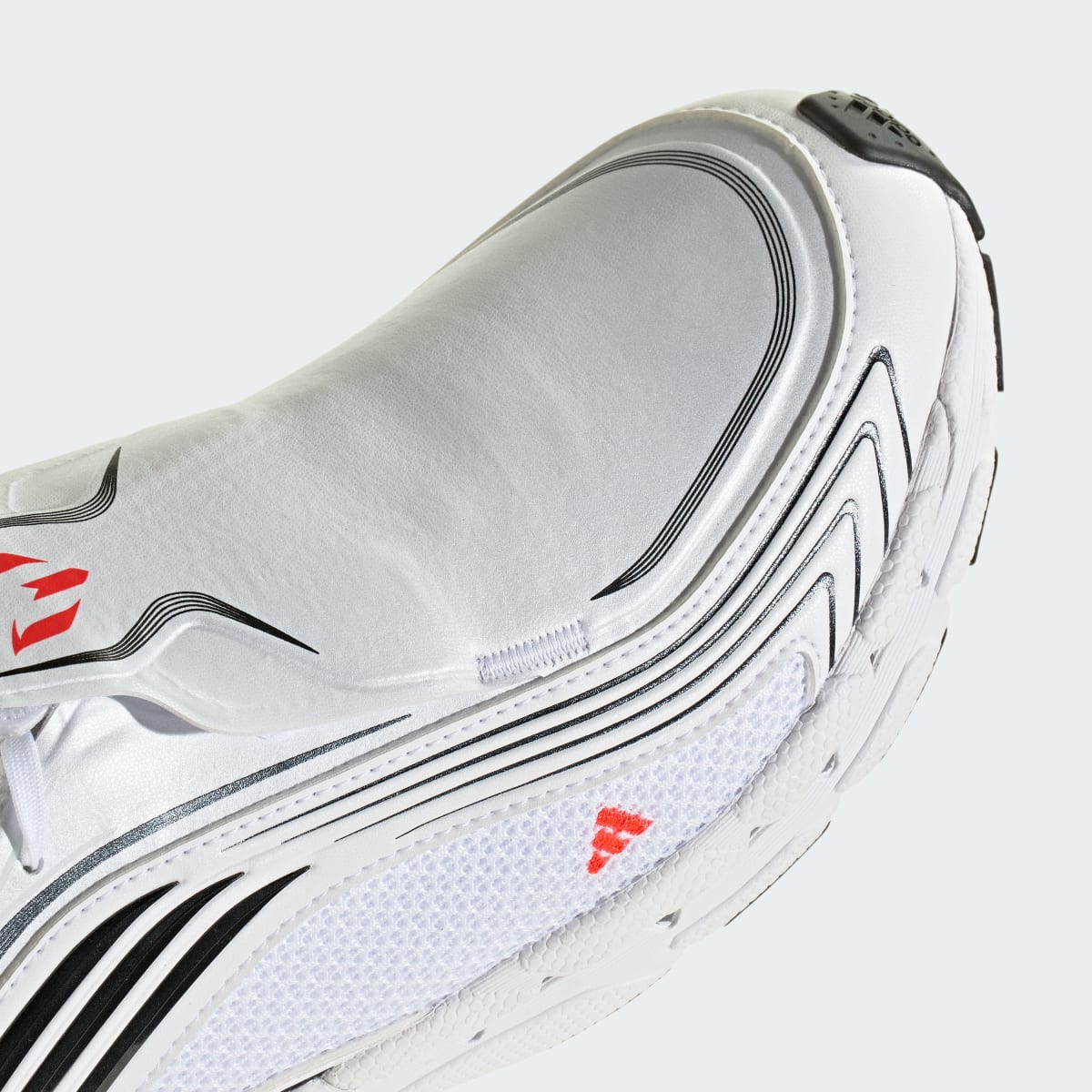 Adidas Men's ADISTAR MESSI Shoes - Cloud White / Core Black / Lucid Red - Image 8