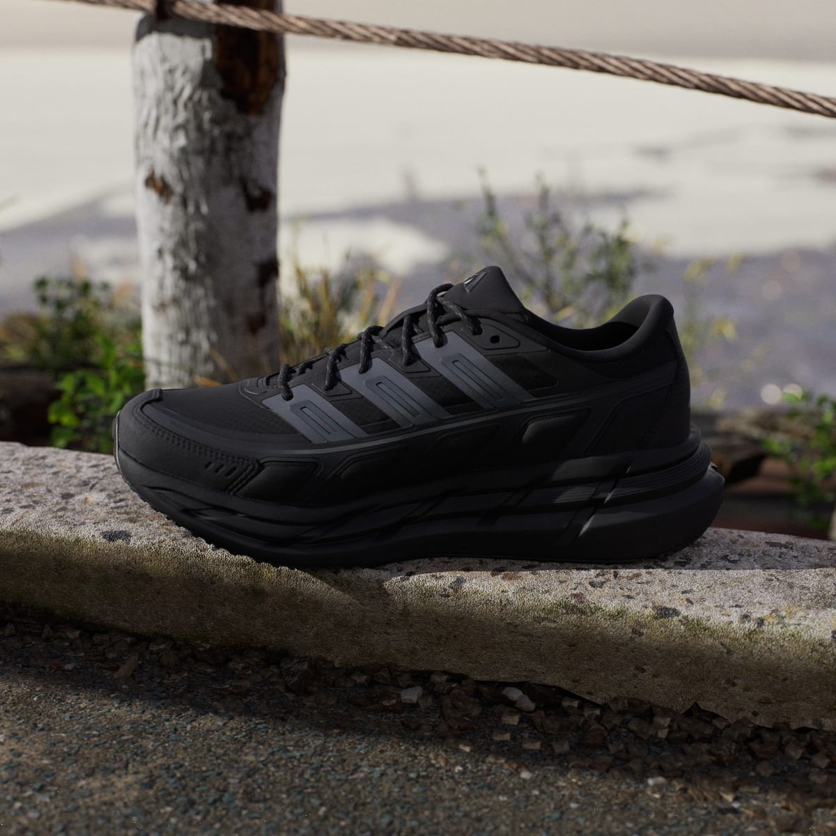 Adidas Men's ADISTAR SPW SHOES - Core Black / Grey Six / Night Grey - Image 7