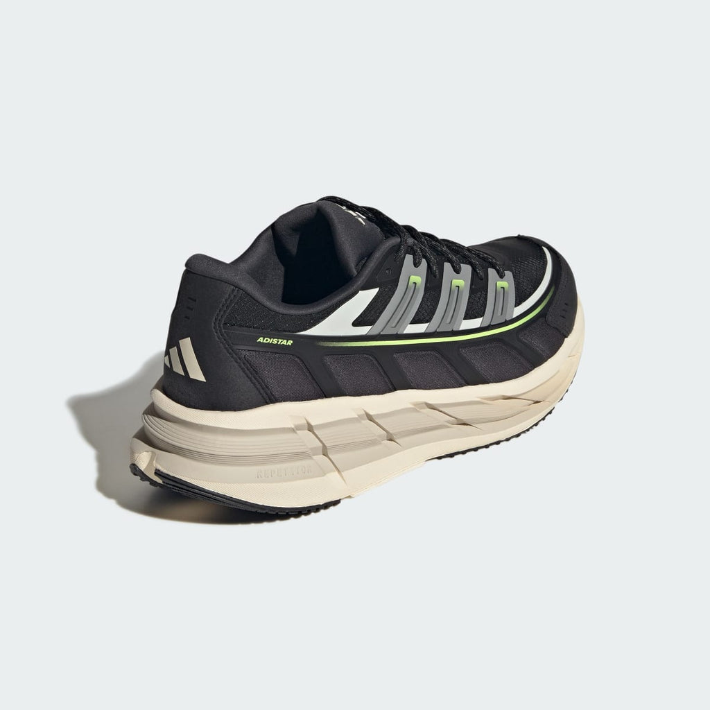 Adidas Men's ADISTAR SPW SHOES - Core Black / Trace Grey Metallic / Frozen Lemon - Image 5