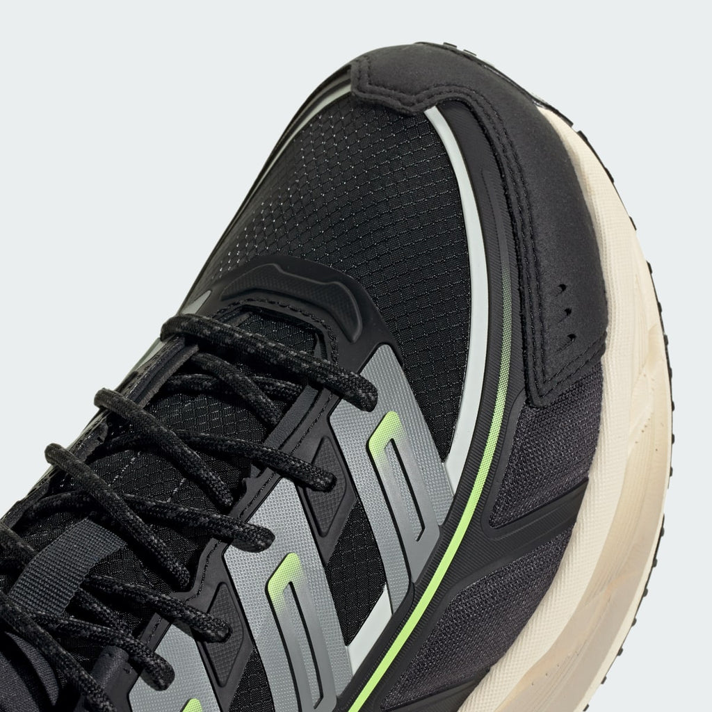 Adidas Men's ADISTAR SPW SHOES - Core Black / Trace Grey Metallic / Frozen Lemon - Image 7