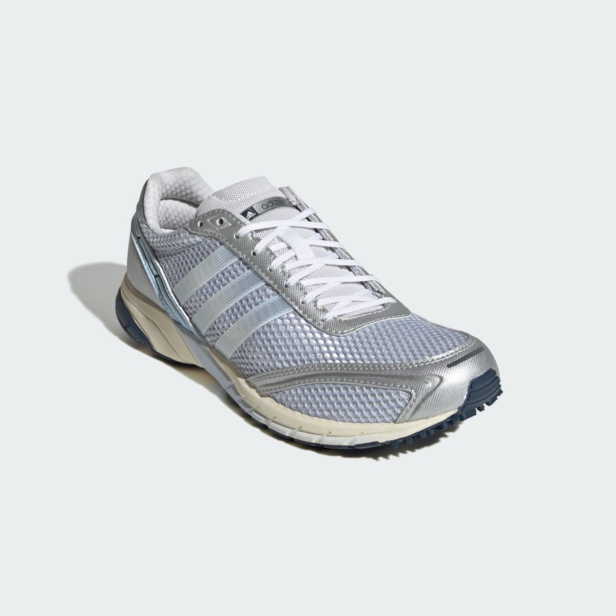 Adidas Women's ADIZERO ADIOS OG SHOES - Crystal Sky / Cloud White / Silver Metallic - Image 4