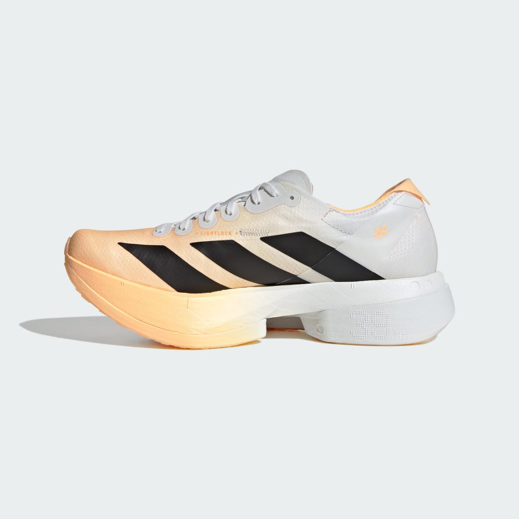 Adidas Women's ADIZERO ADIOS PRO 4 RUNNING SHOES - Acid Orange / Core Black / Crystal White - Image 9