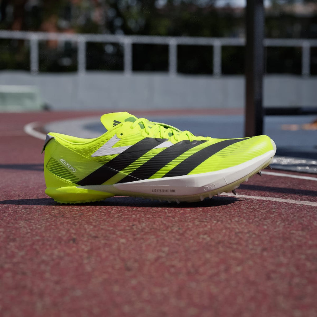 Adidas Men's ADIZERO AMBITION Shoes - Lucid Lemon / Core Black / Halo Silver - Image 2