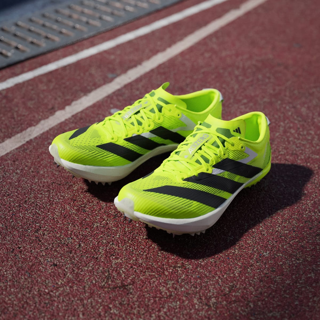 Adidas Men's ADIZERO AMBITION Shoes - Lucid Lemon / Core Black / Halo Silver - Image 7