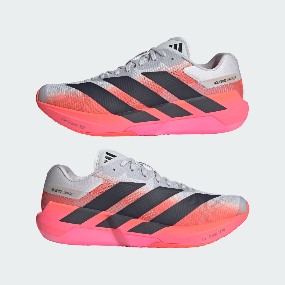Adidas Men's ADIZERO Dropset Pro Training Shoes - Dash Grey / Night Grey / Solar Turbo - Image 8