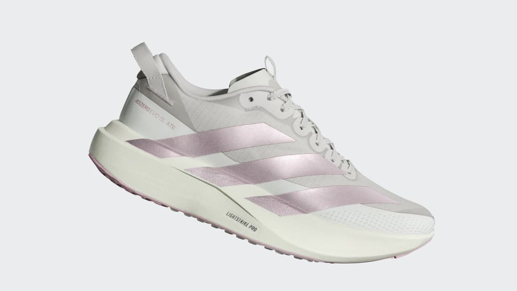 Adidas Women's ADIZERO EVO SL ATR Shoes - Grey One / Ice Purple / White Tint - Image 2