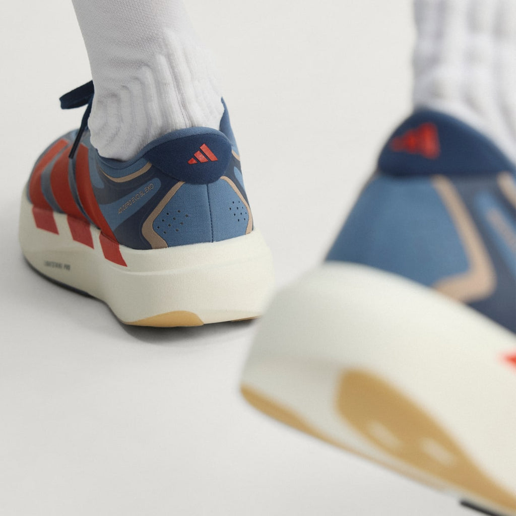 Adidas Men's ADIZERO EVO SL EXO Shoes - Tech Ink / Collegiate Orange / Collegiate Navy - Image 5