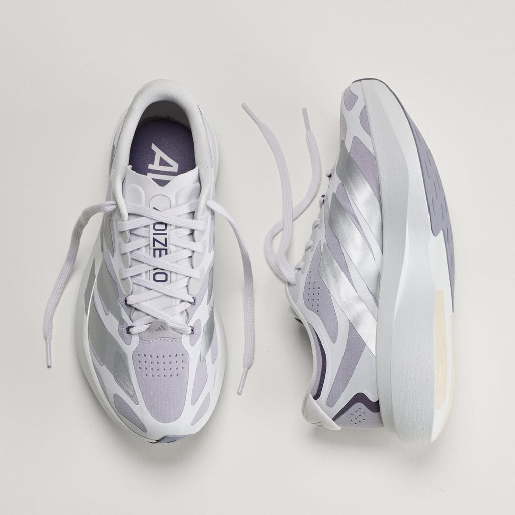 Adidas Women's ADIZERO EVO SL EXO Shoes - Glory Grey / Silver Metallic / Dash Grey - Image 3