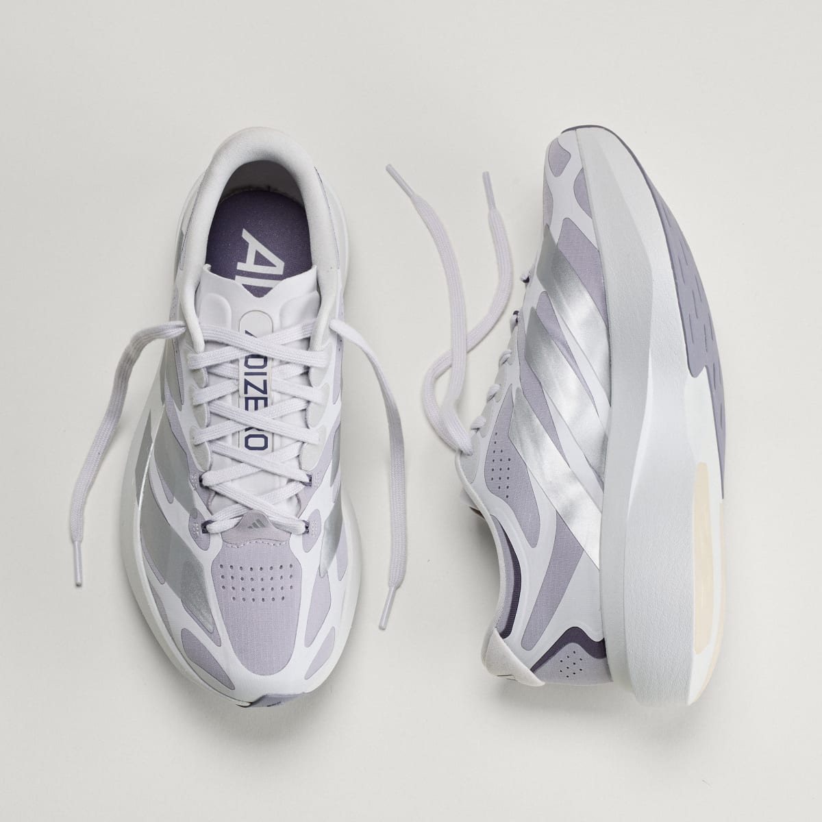 Adidas Women's ADIZERO EVO SL EXO Shoes - Glory Grey / Silver Metallic / Dash Grey - Image 3