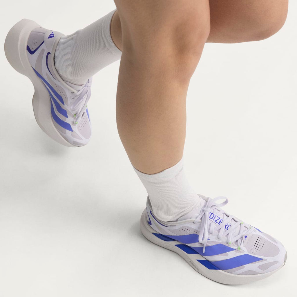 Adidas Women's ADIZERO EVO SL EXO Shoes - Silver Dawn / Solar Purple / Frozen Purple - Image 2