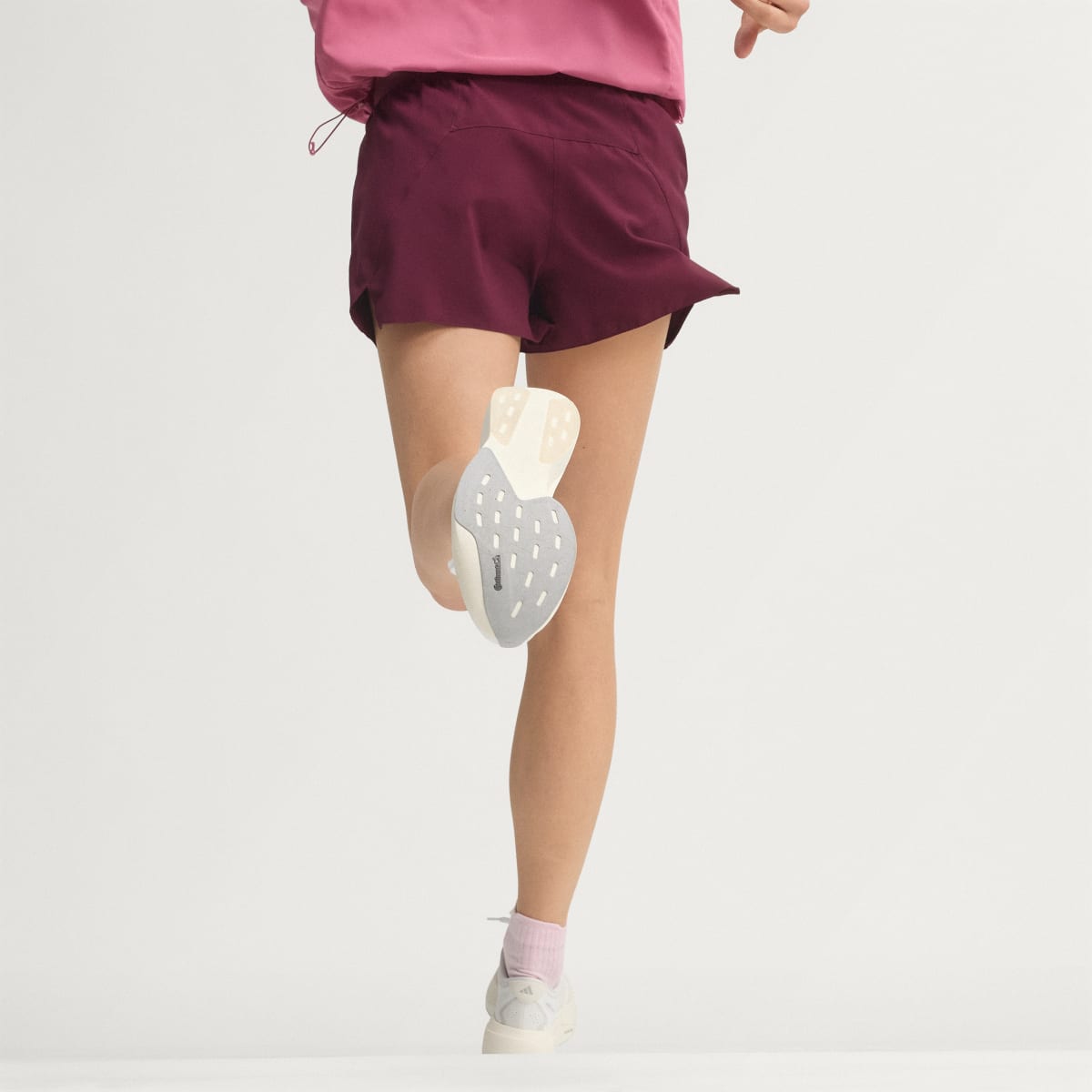 Adidas Women's ADIZERO EVO SL EXO Shoes - Cloud White / Zero Metalic / Core White - Image 8