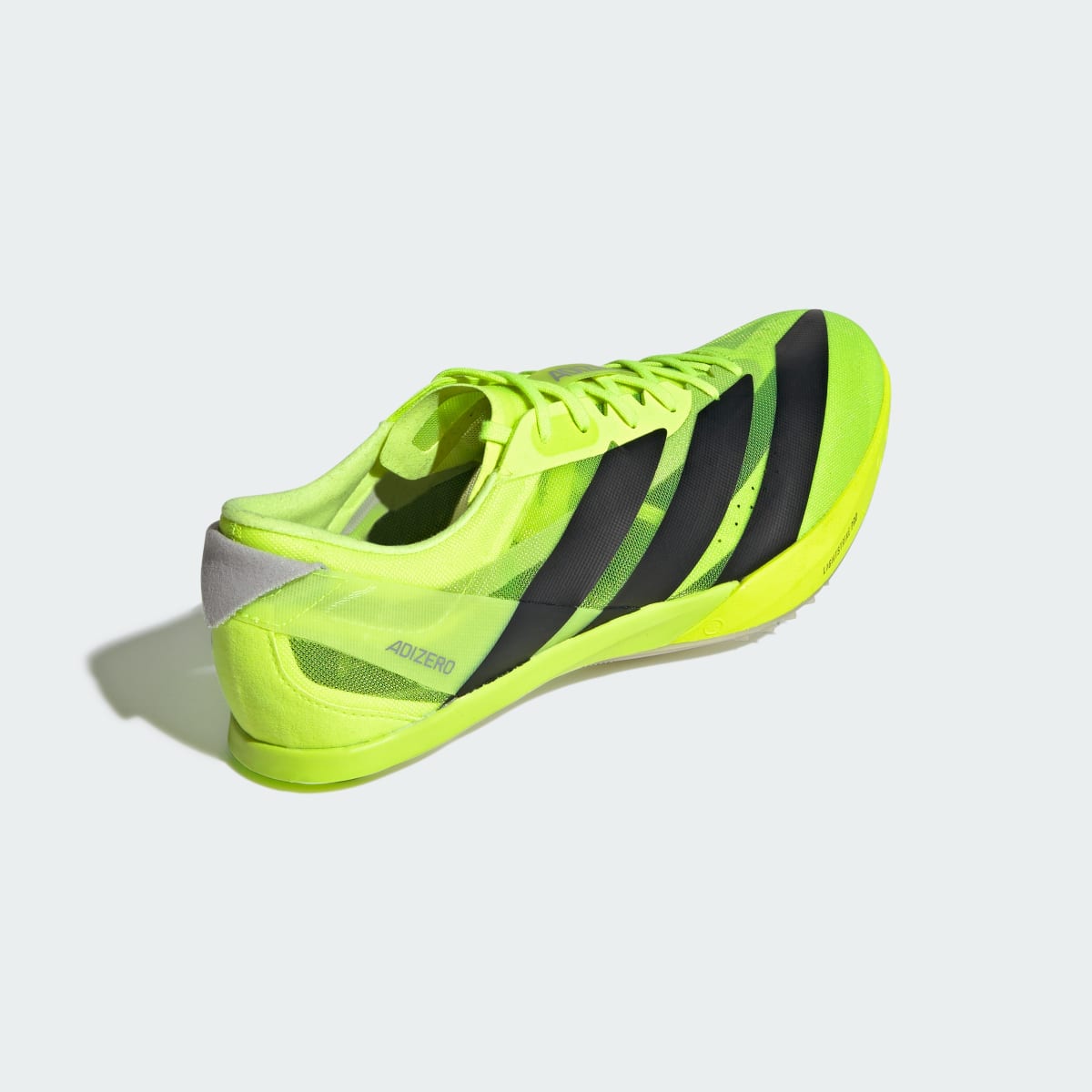 Adidas Men's ADIZERO FINESSE Shoes - Lucid Lemon / Core Black / Halo Silver - Image 5
