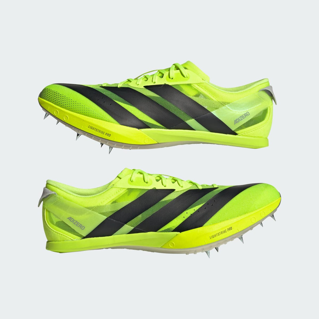 Adidas Men's ADIZERO FINESSE Shoes - Lucid Lemon / Core Black / Halo Silver - Image 7