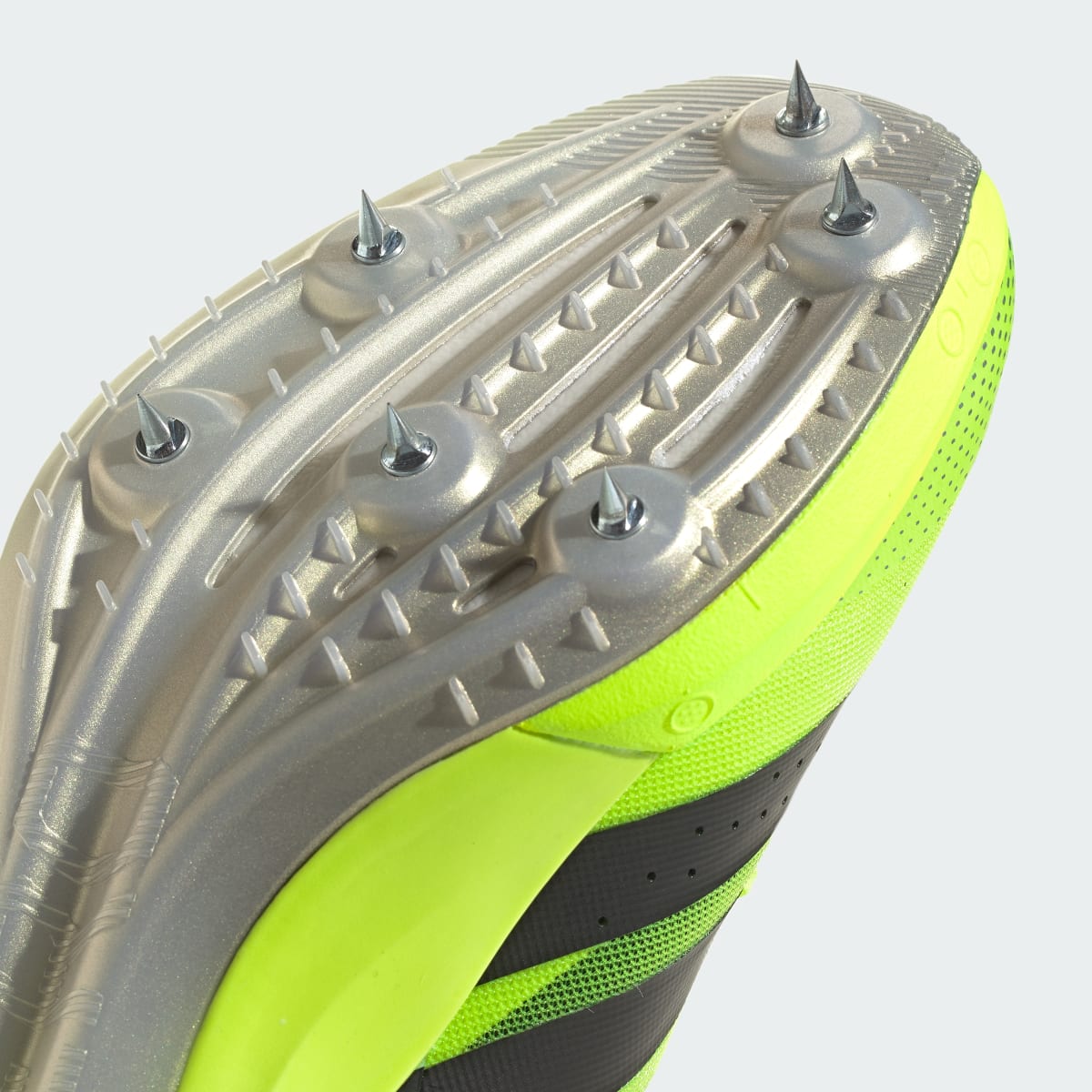 Adidas Men's ADIZERO FINESSE Shoes - Lucid Lemon / Core Black / Halo Silver - Image 9