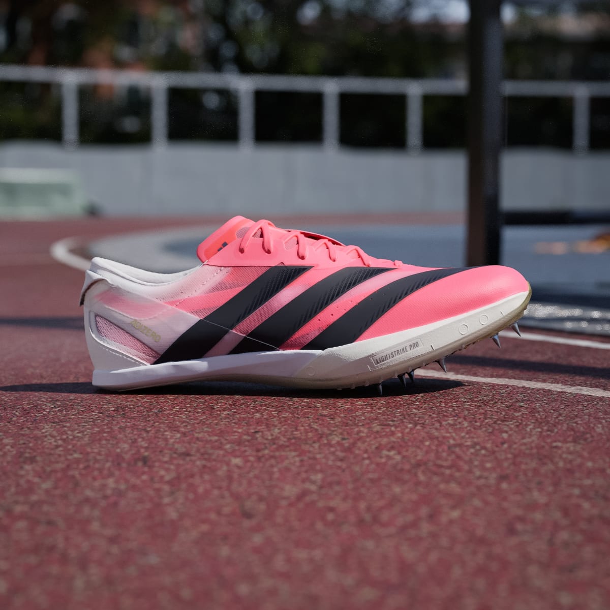 Adidas Men's ADIZERO FINESSE Shoes - Solar Turbo / Core Black / Gold Metallic - Image 3