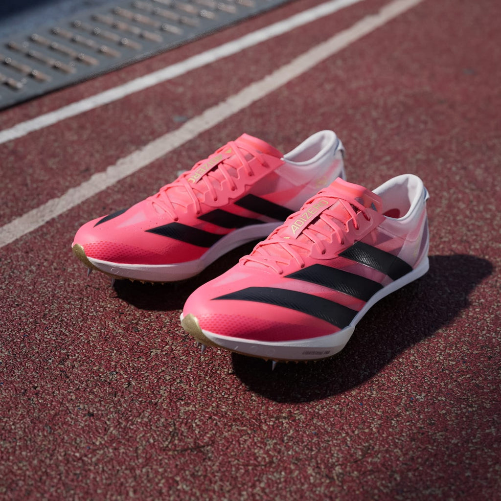 Adidas Men's ADIZERO FINESSE Shoes - Solar Turbo / Core Black / Gold Metallic - Image 8