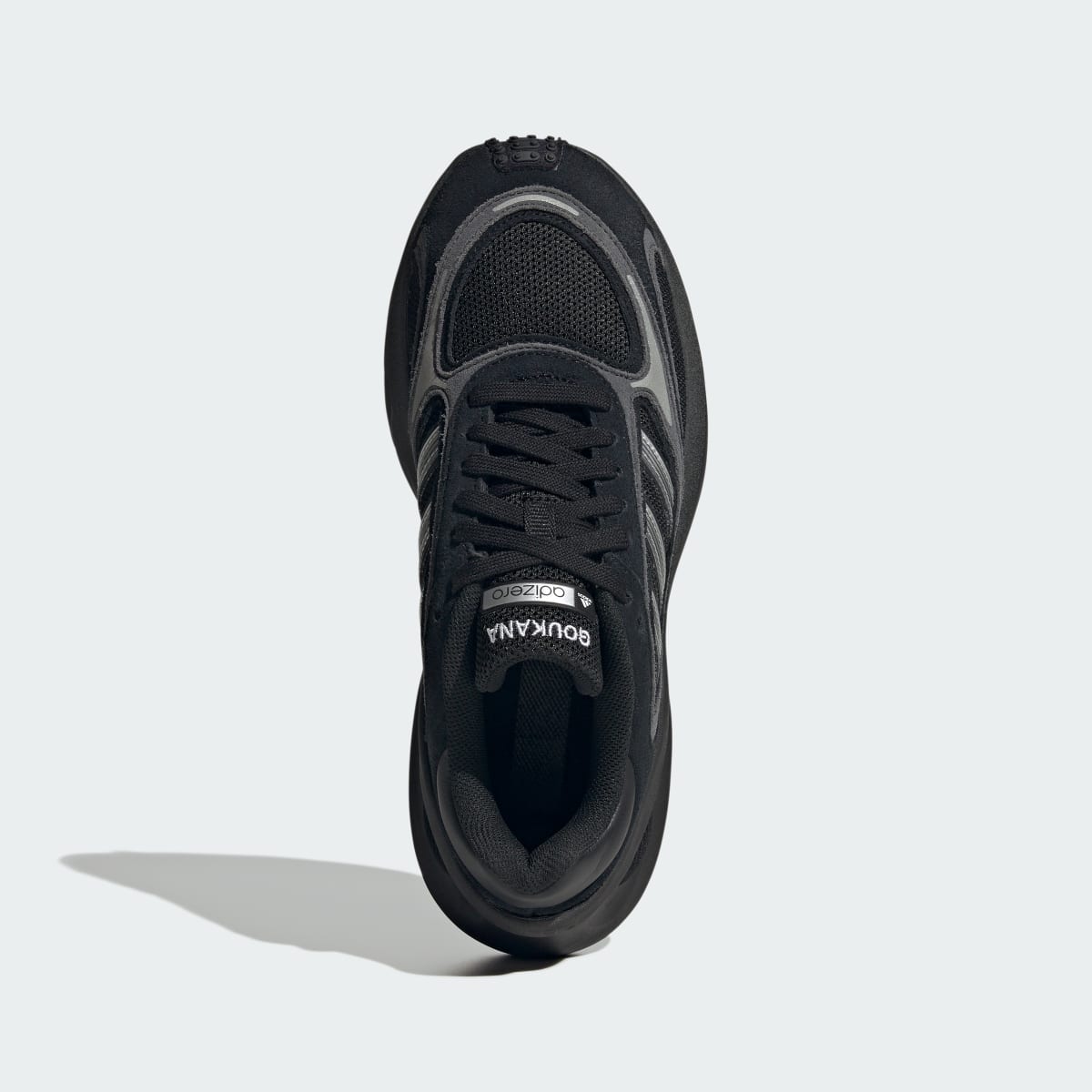 Adidas Women's ADIZERO GOUKANA SHOES - Core Black / Silver Metallic / Carbon - Image 2