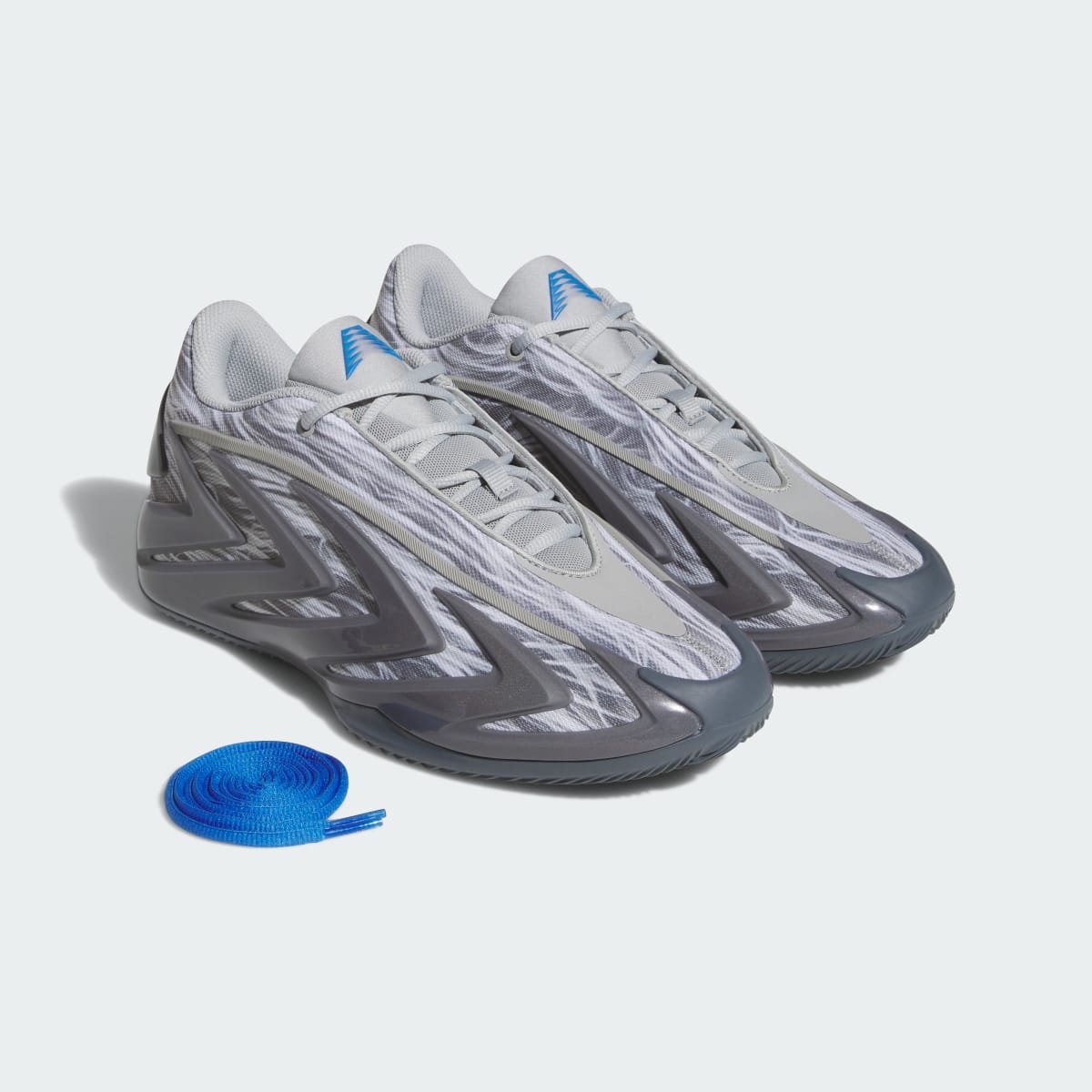 Adidas Men's ANTHONY EDWARDS 3 Shoes - Stone / Onix / Night Grey - Image 8