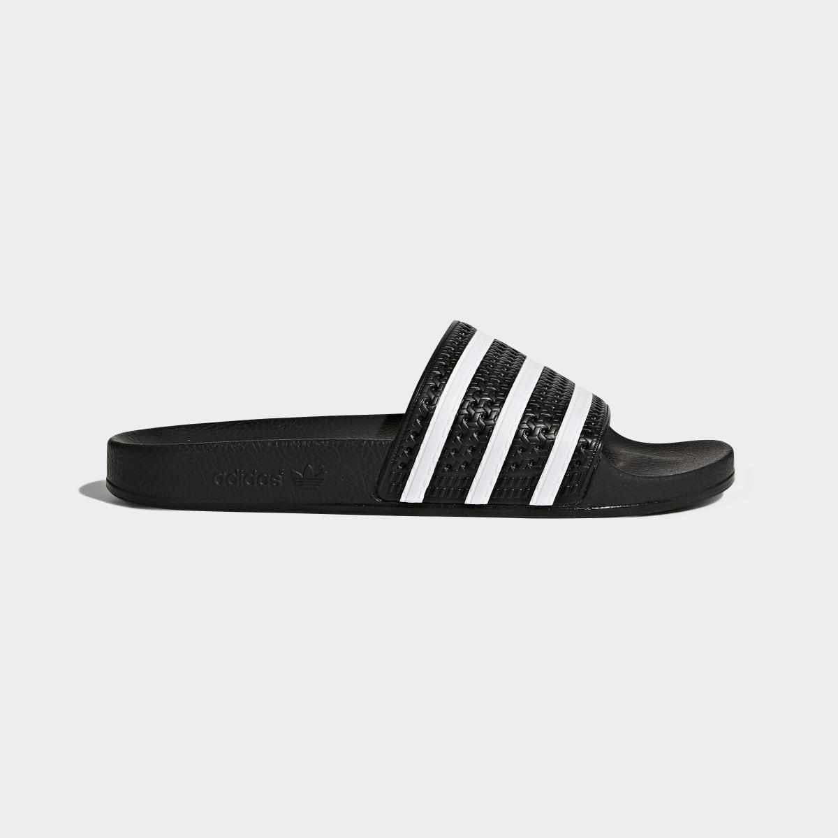 Adidas Men's Adilette Slides - Core Black / White / Core Black - Image 1