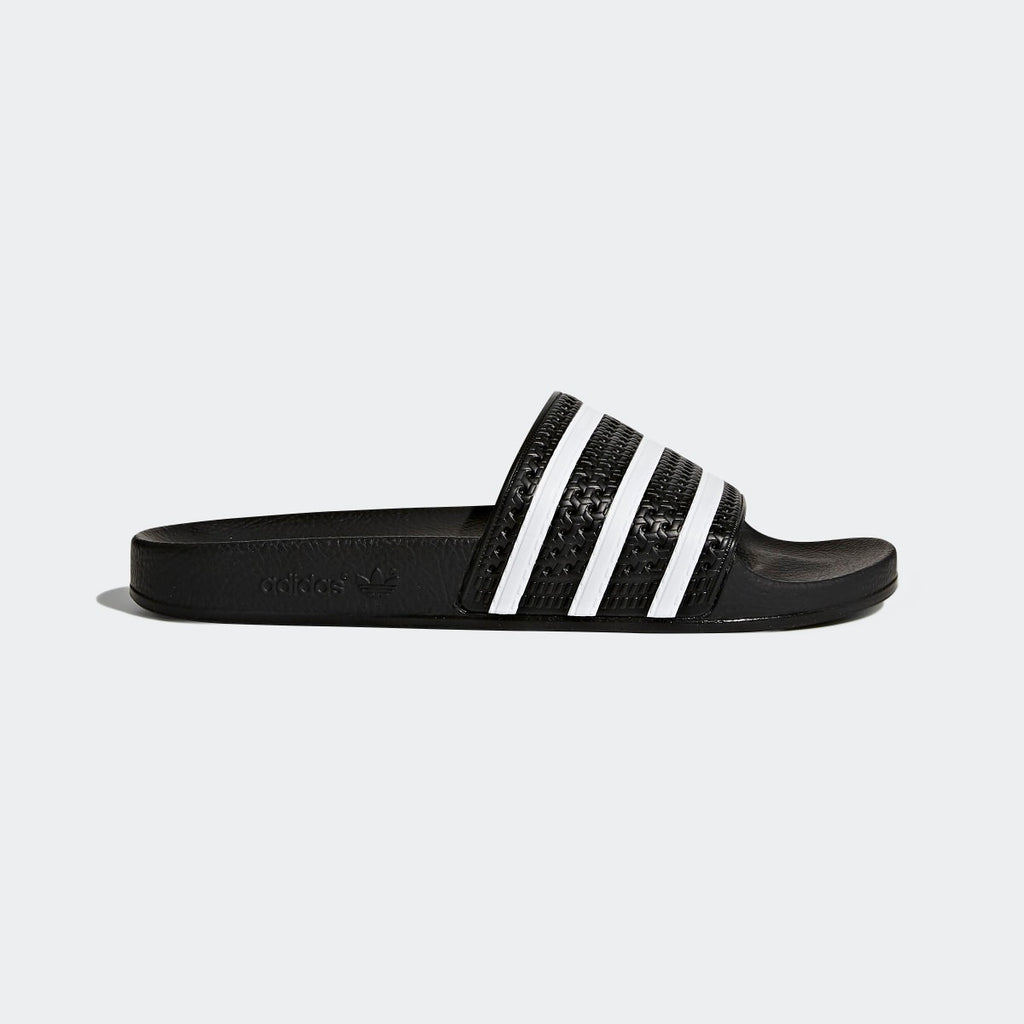 Adidas Women's Adilette Slides - Core Black / White / Core Black - Image 1