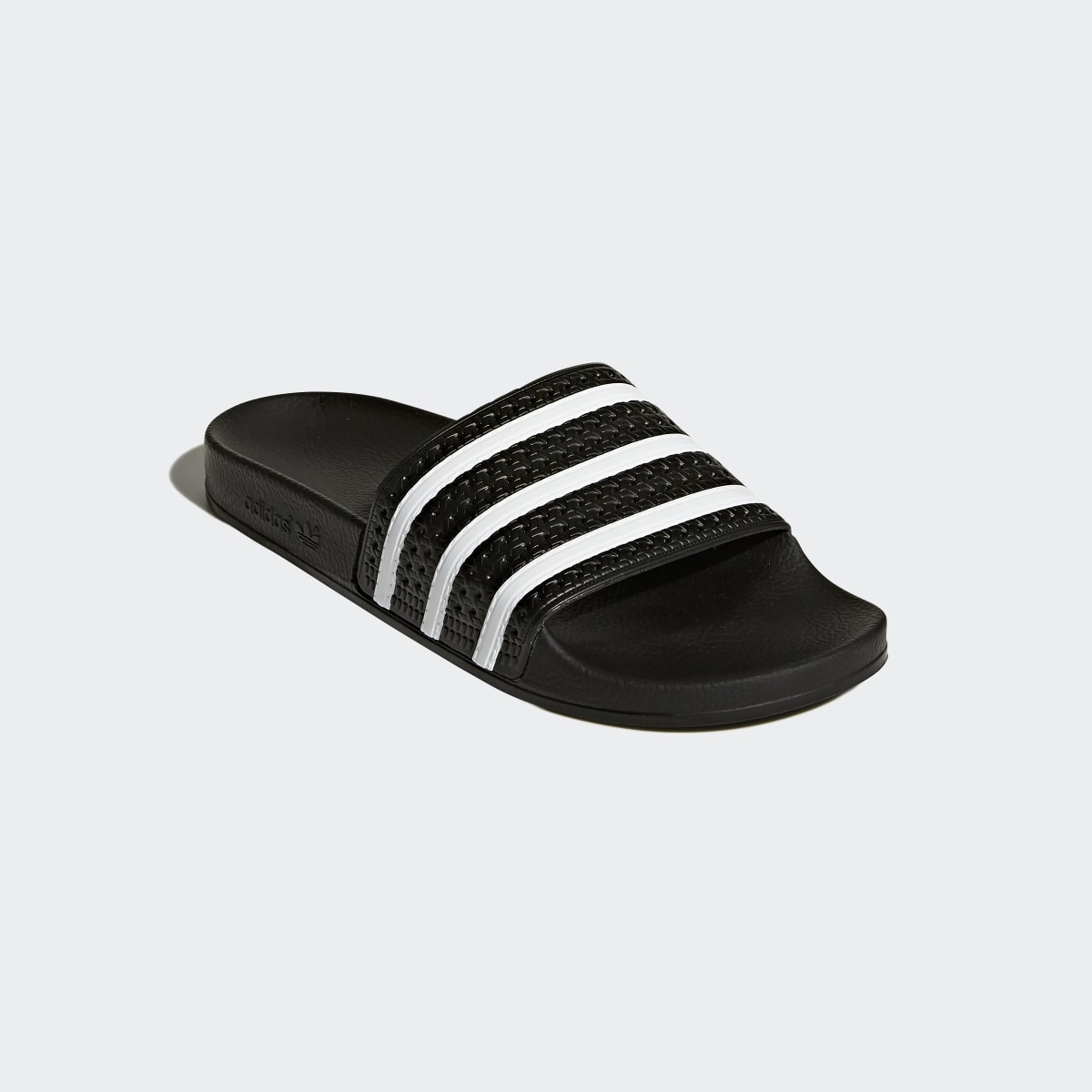 Adidas Women's Adilette Slides - Core Black / White / Core Black - Image 5