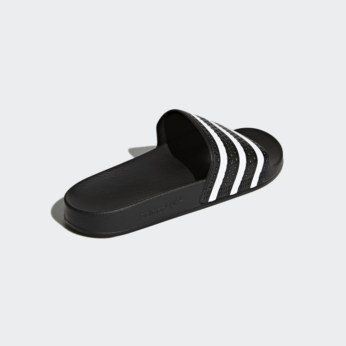 Adidas Men's Adilette Slides - Core Black / White / Core Black - Image 6