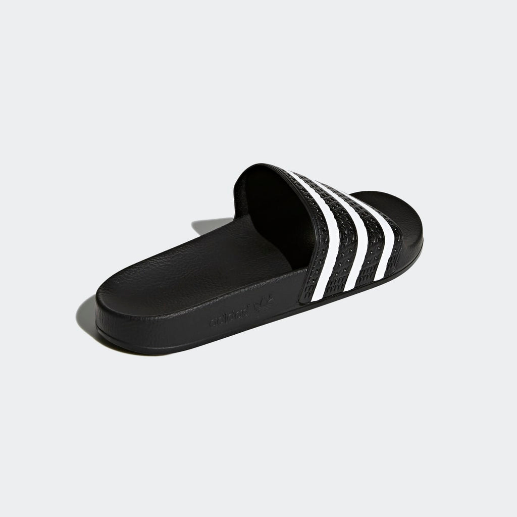 Adidas Women's Adilette Slides - Core Black / White / Core Black - Image 6