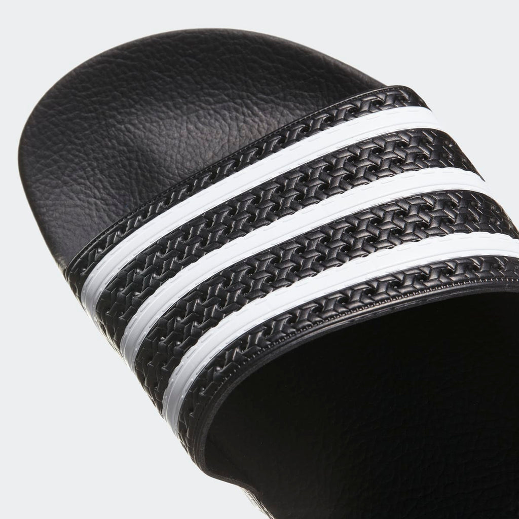 Adidas Women's Adilette Slides - Core Black / White / Core Black - Image 10