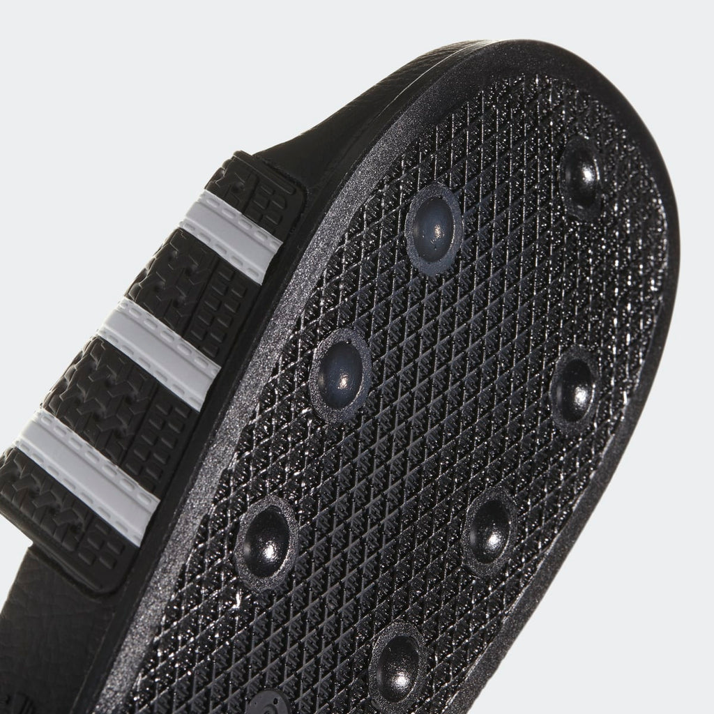 Adidas Men's Adilette Slides - Core Black / White / Core Black - Image 11