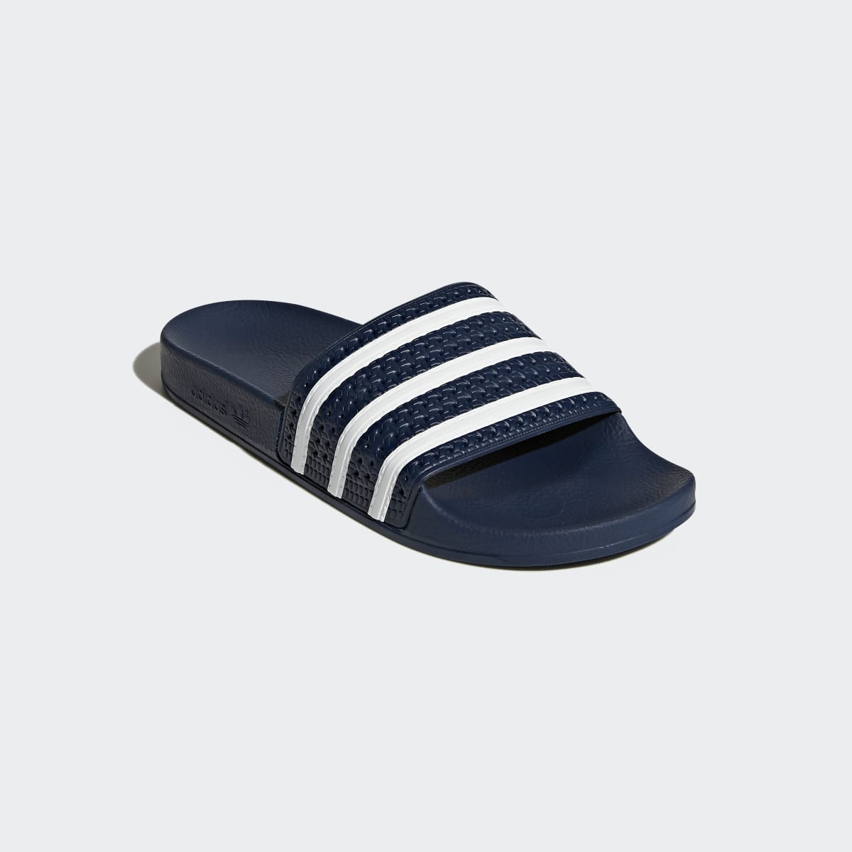 Adidas Women's Adilette Slides - Adi Blue / White / Adi Blue - Image 5