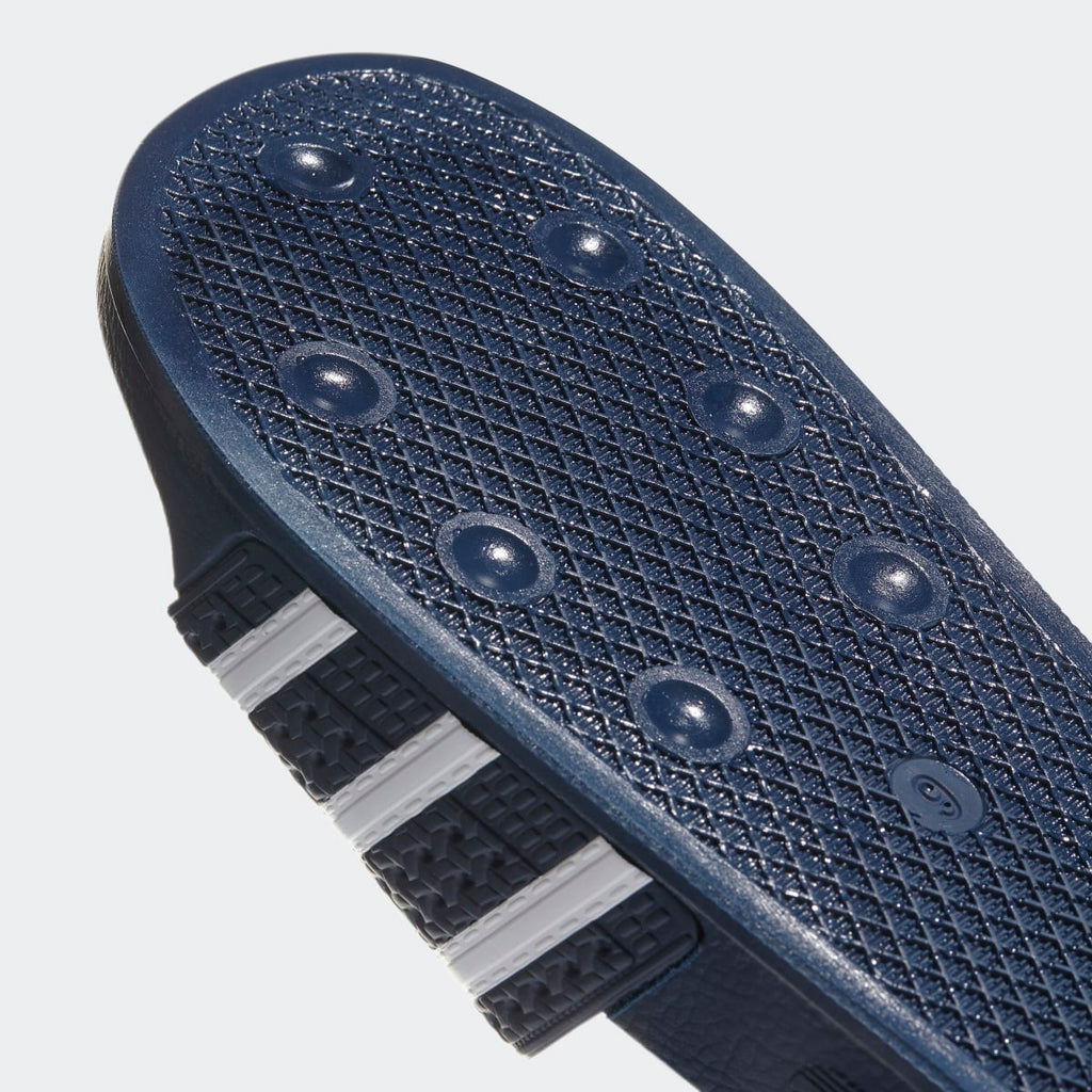 Adidas Men's Adilette Slides - Adi Blue / White / Adi Blue - Image 11