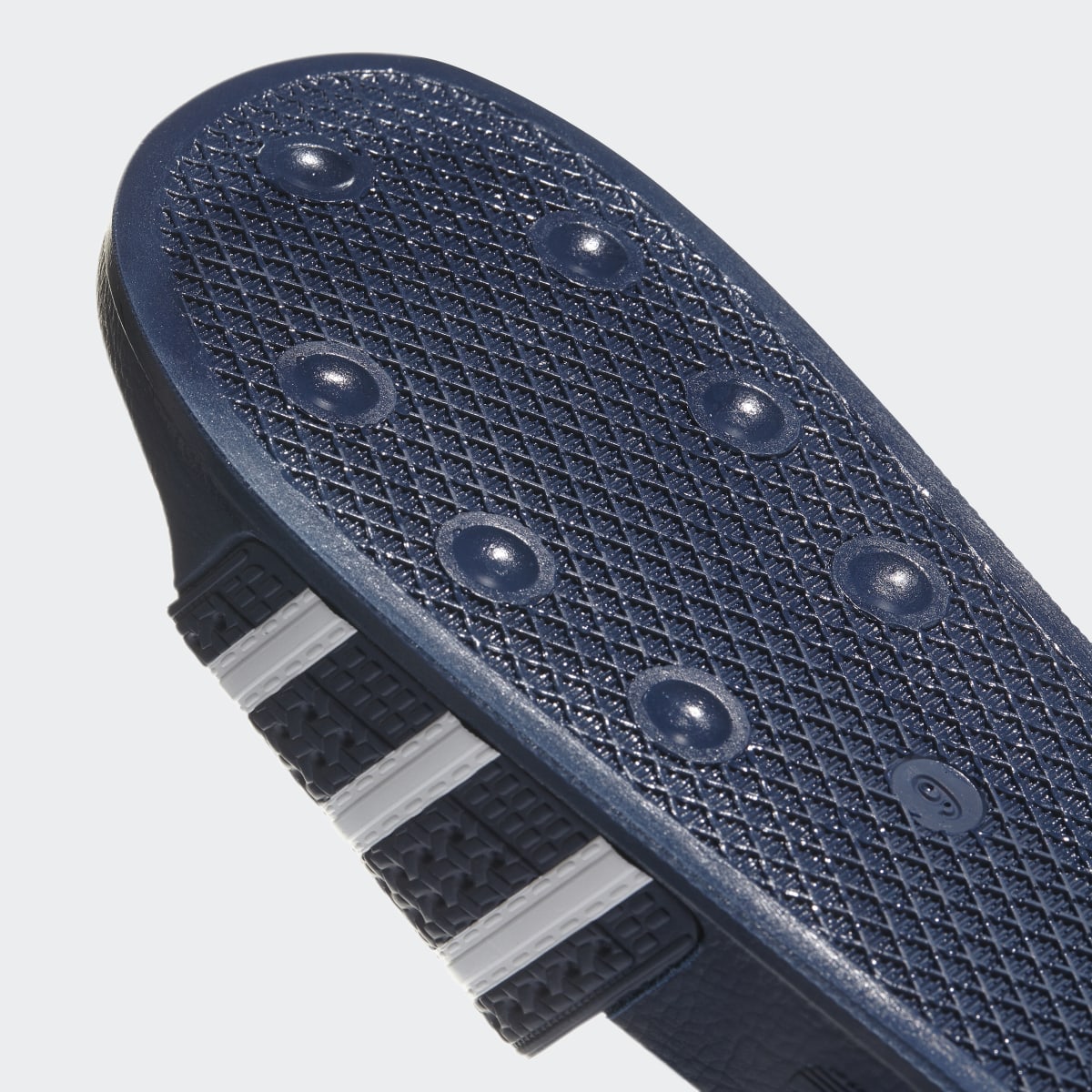 Adidas Men's Adilette Slides - Adi Blue / White / Adi Blue - Image 11