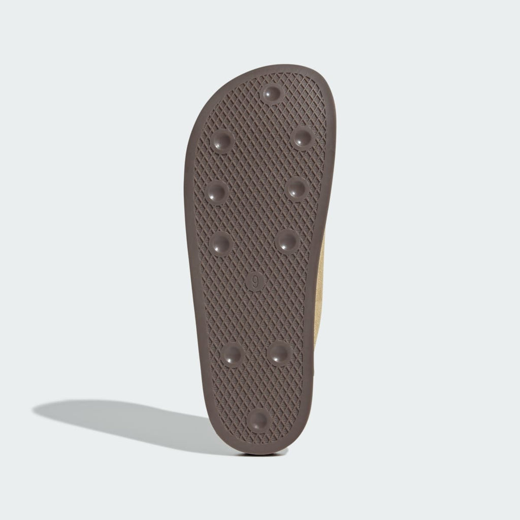 Adidas Men's Adimule Slides - Golden Beige / Golden Beige / Gum - Image 4