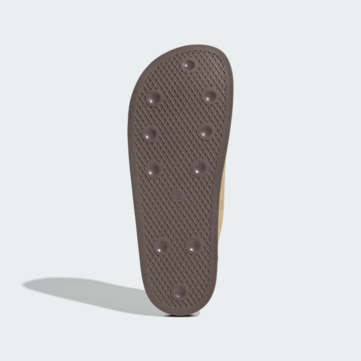 Adidas Men's Adimule Slides - Golden Beige / Golden Beige / Gum - Image 4