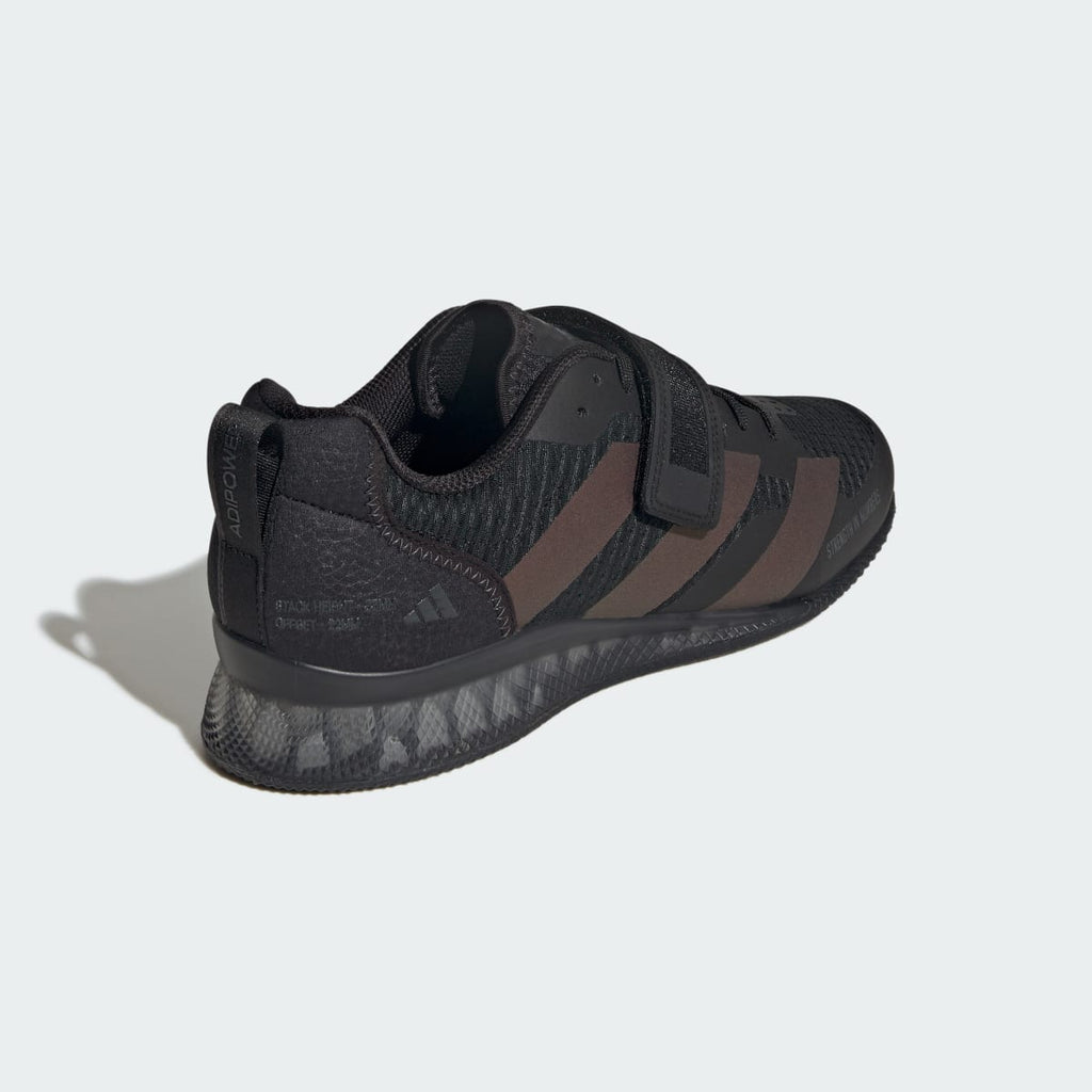 Adidas Women's Adipower Weightlifting 3 Shoes - Core Black / Core Black / Carbon - Image 5