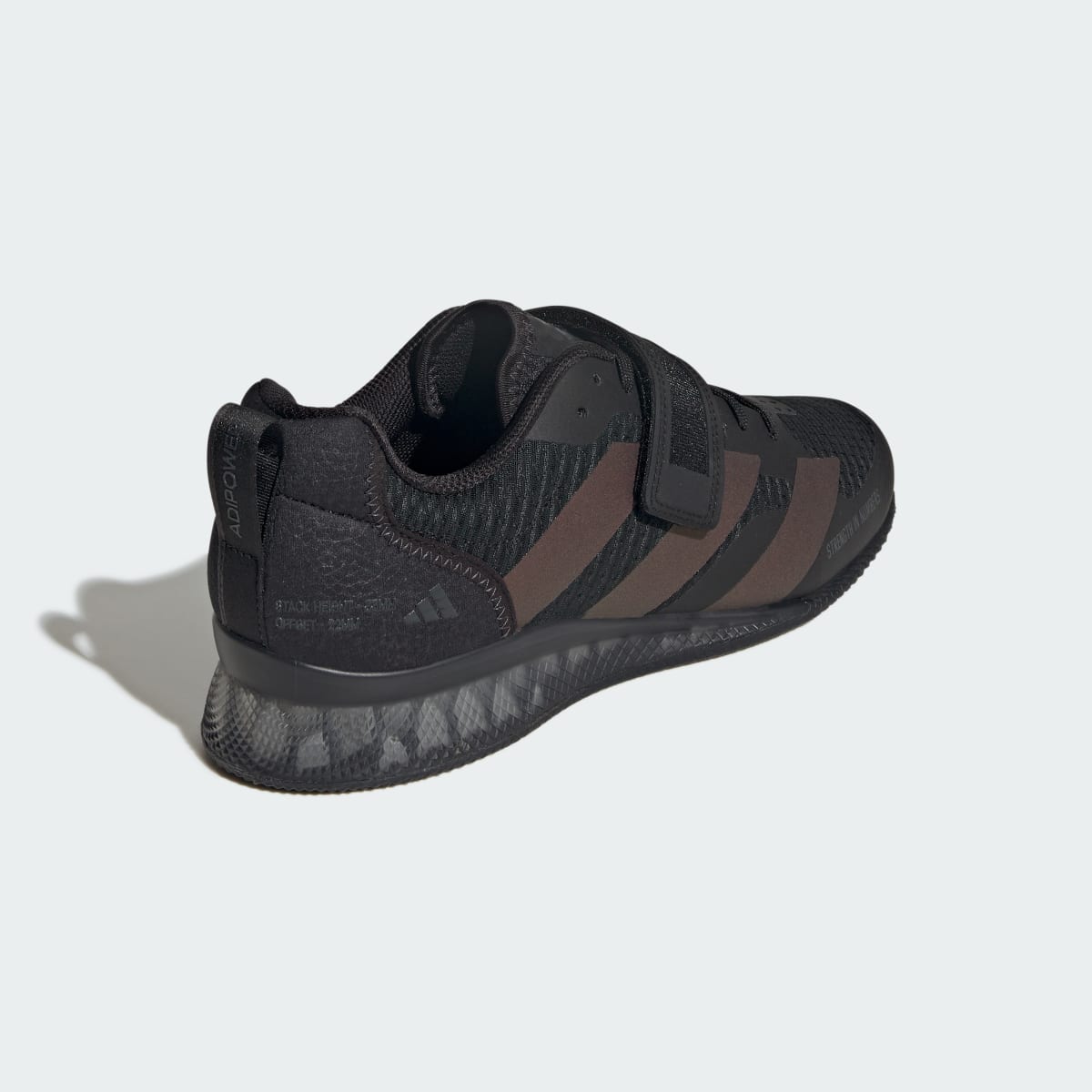Adidas Women's Adipower Weightlifting 3 Shoes - Core Black / Core Black / Carbon - Image 5