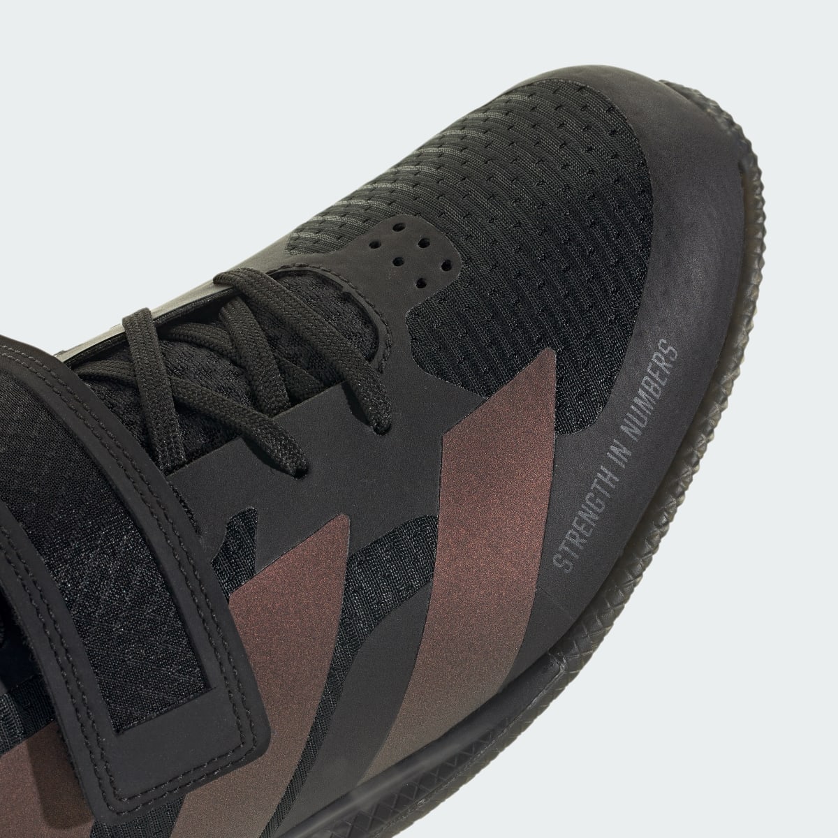 Adidas Women's Adipower Weightlifting 3 Shoes - Core Black / Core Black / Carbon - Image 9