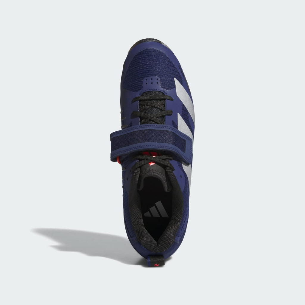 Adidas Men's Adipower Weightlifting 3 Shoes - Dark Blue / Silver Metallic / Core Black - Image 2