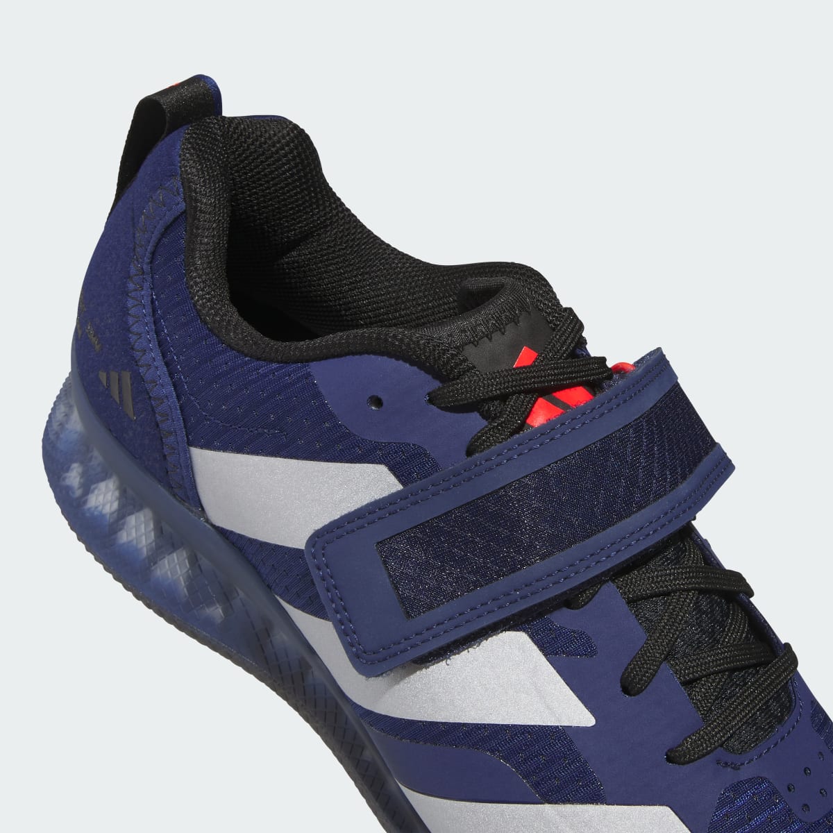 Adidas Women's Adipower Weightlifting 3 Shoes - Dark Blue / Silver Metallic / Core Black - Image 8