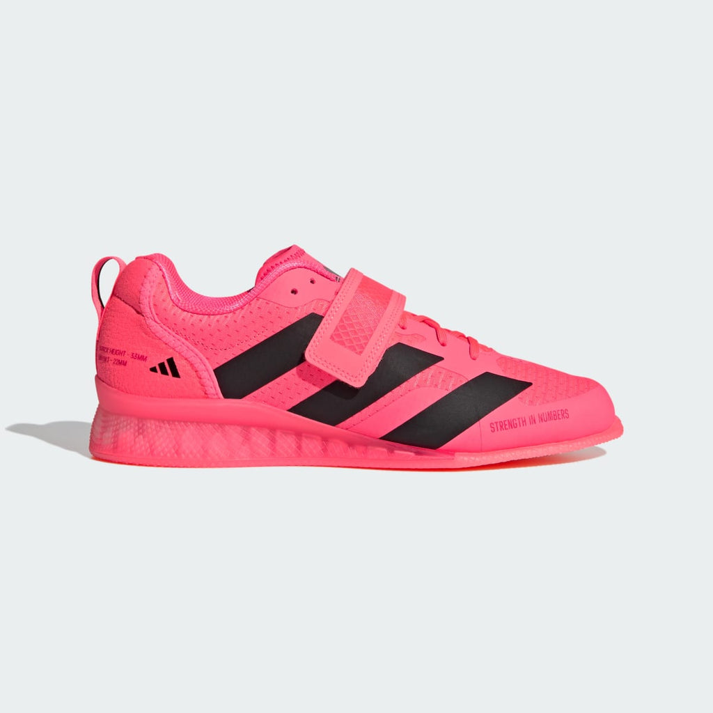 Adidas Men's Adipower Weightlifting 3 Shoes - Solar Turbo / Core Black / Pure Ruby - Image 1
