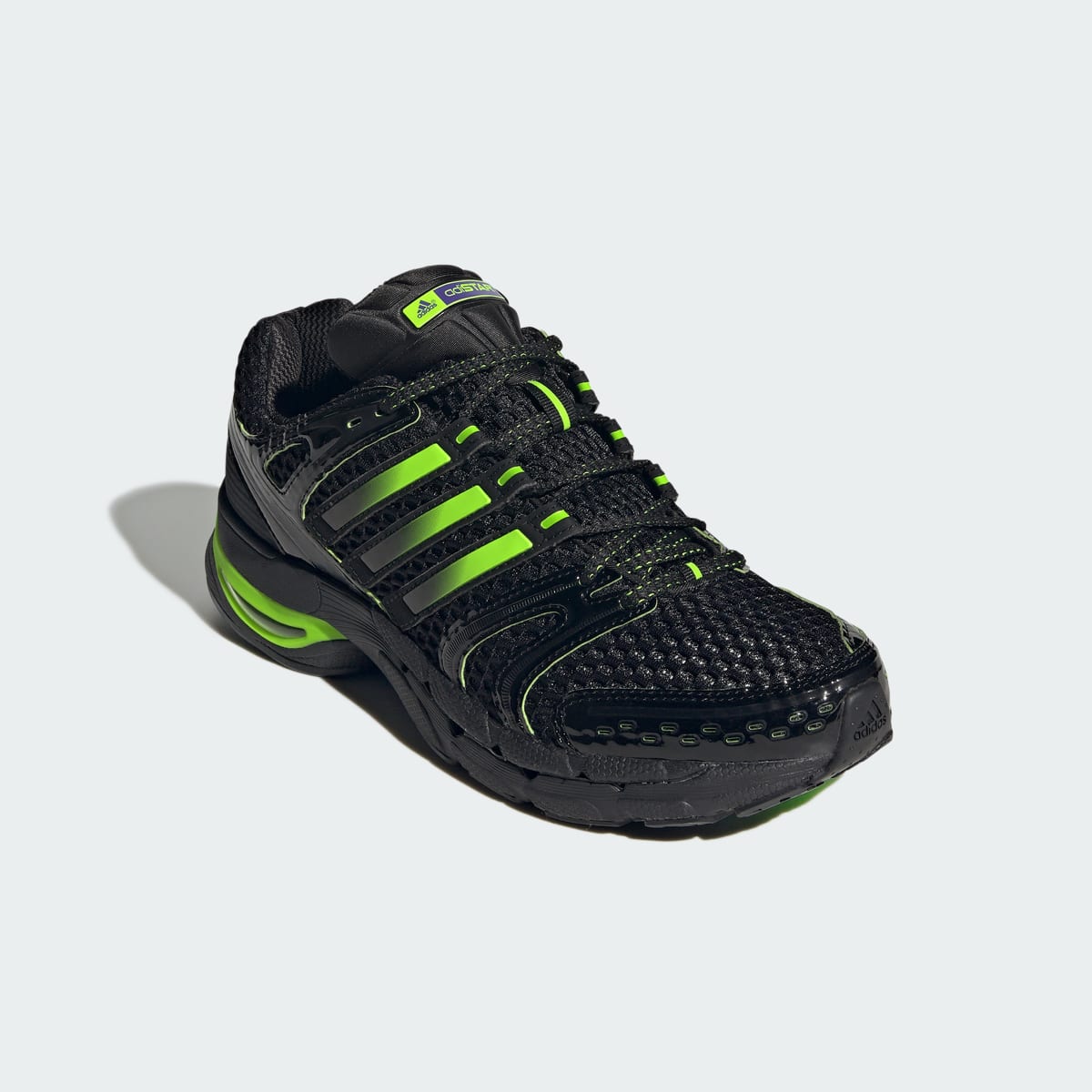 Adidas Women's Adistar Control 5 Mercedes - AMG Petronas F1 Team Shoes - Core Black / Solar Green / Purple Rush - Image 4