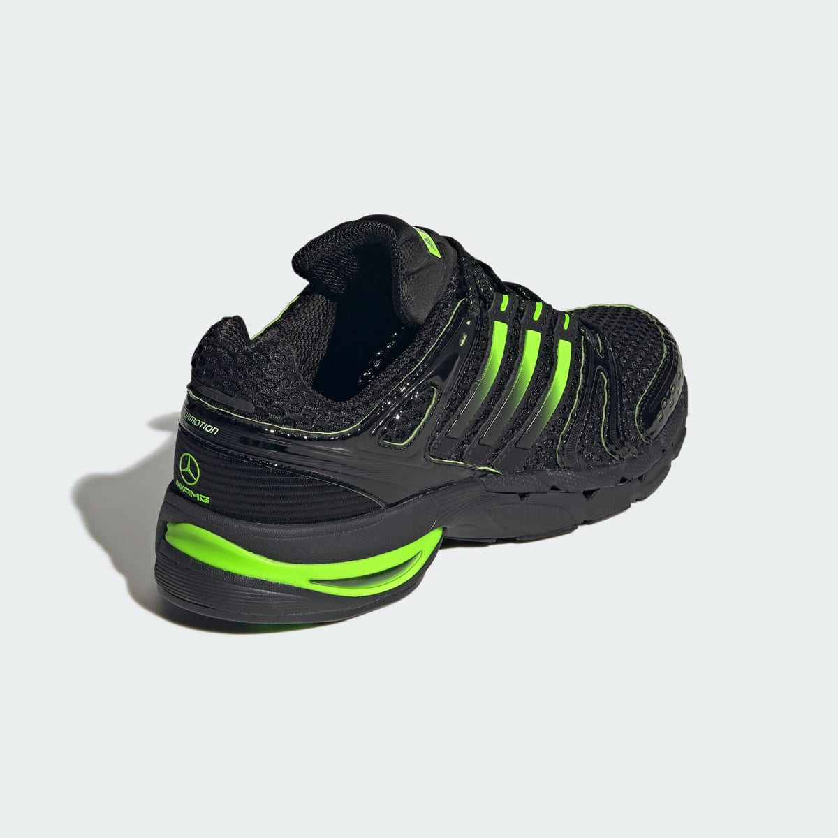 Adidas Women's Adistar Control 5 Mercedes - AMG Petronas F1 Team Shoes - Core Black / Solar Green / Purple Rush - Image 5