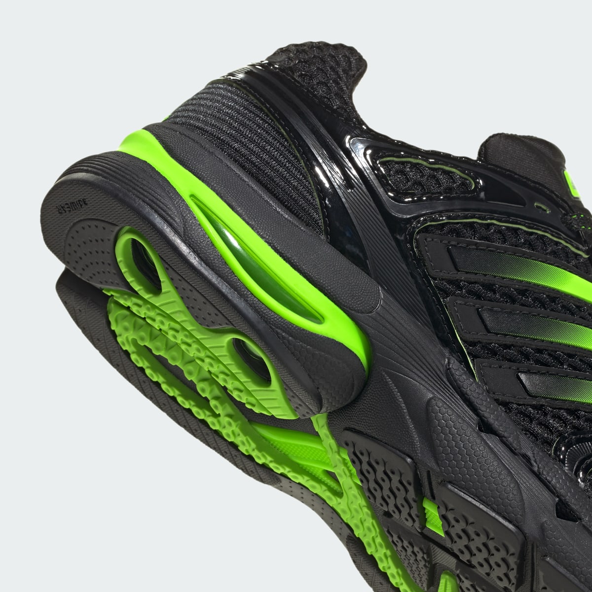 Adidas Women's Adistar Control 5 Mercedes - AMG Petronas F1 Team Shoes - Core Black / Solar Green / Purple Rush - Image 8
