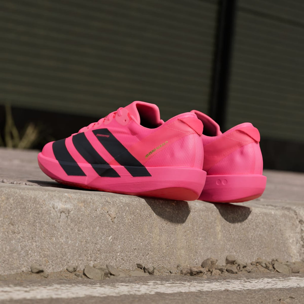 Adidas Men's Adizero Adios 9 Running Shoes - Solar Turbo / Core Black / Lucid Red - Image 6
