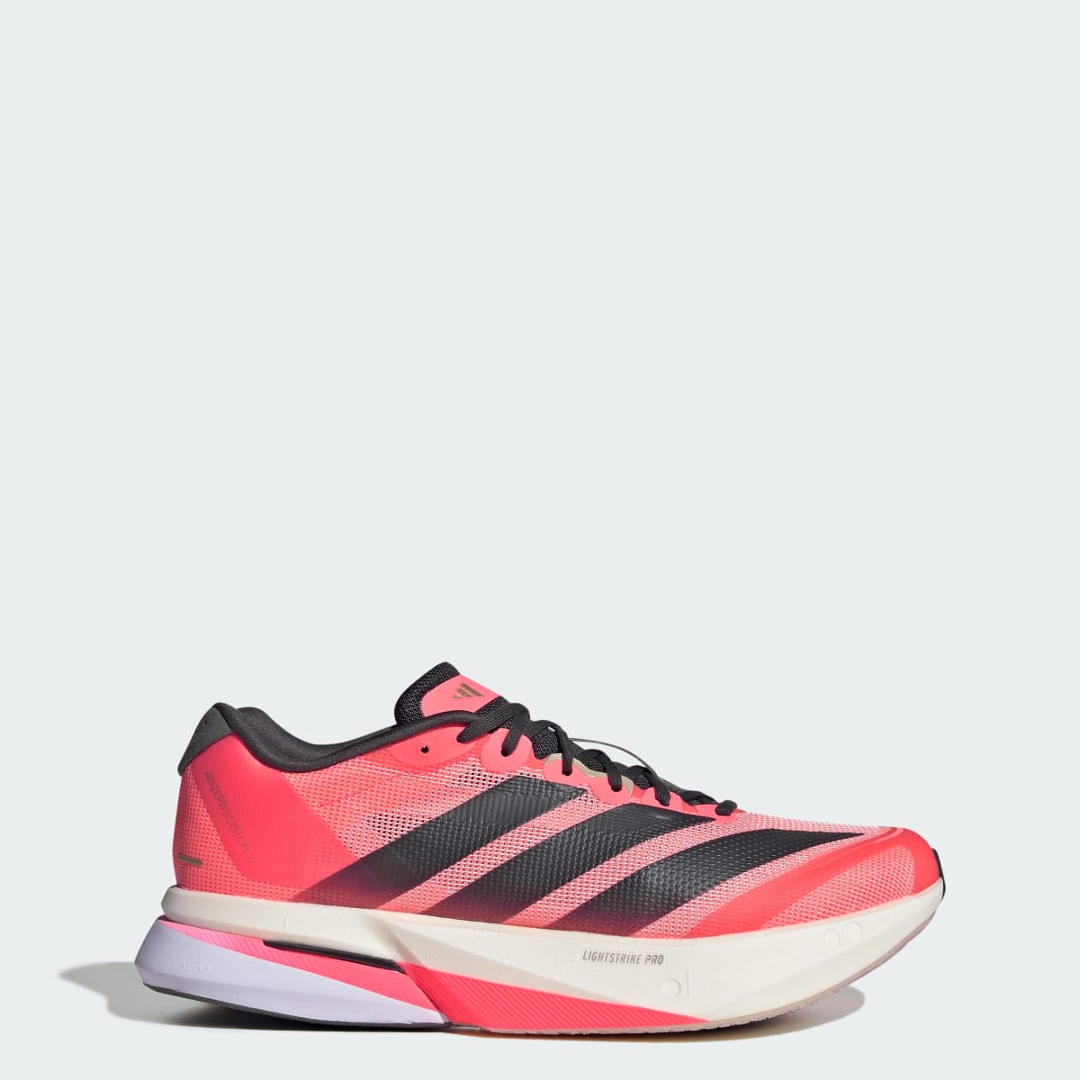 Adidas Men's Adizero Boston 13 Shoes - Solar Turbo / Carbon / Charcoal - Image 1