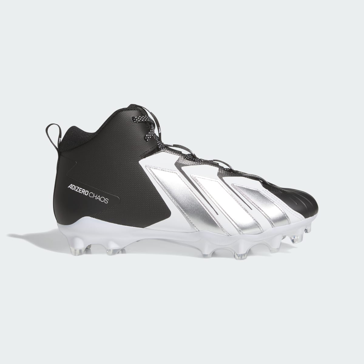 Adidas Women's Adizero Chaos II Football Lineman Cleats - Core Black / Silver Metallic / Core Black - Image 1