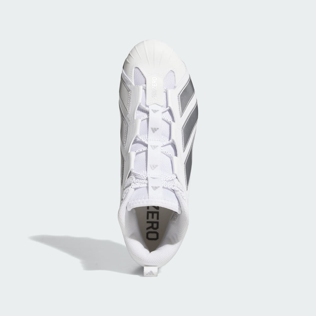 Adidas Women's Adizero Chaos II SMU Football Lineman Cleats - Cloud White / Silver Metallic / Cloud White - Image 2